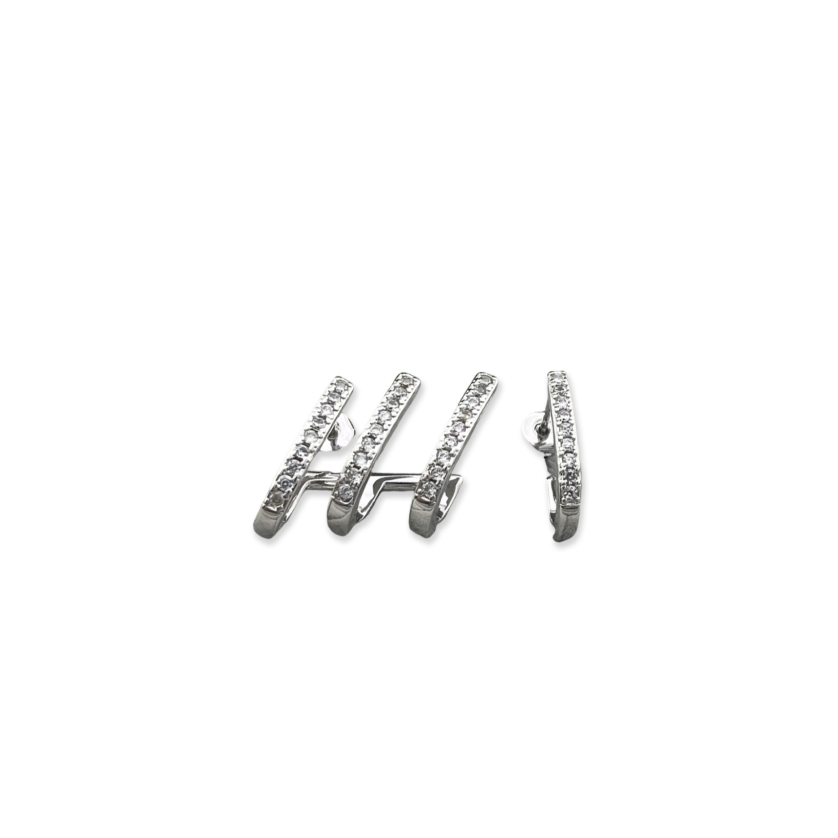 Mes1kaa multi-loop earrings